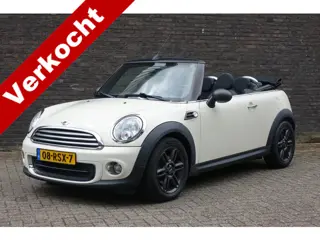 MINI Cabrio 1.6 One Pepper, airco, black wheels, originele NL auto met N.A.P. Zeer mooie en echte au