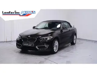 BMW 2-serie Cabrio 218i Luxury Navi Clima Leder Apple Carplay Bi- Xenon Afn. trekhaak Cruise PDC
