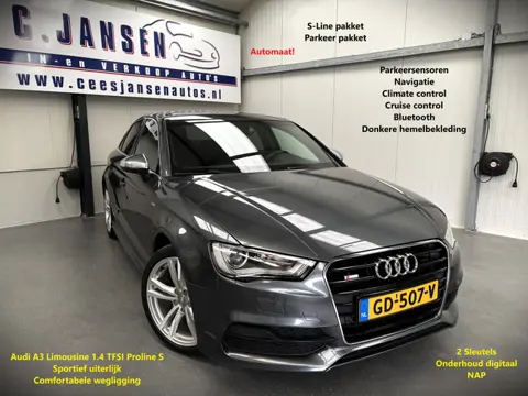 Audi A3 Limousine 1.4 TFSI CoD Ambition Pro Line S Automaat! Pracht auto!