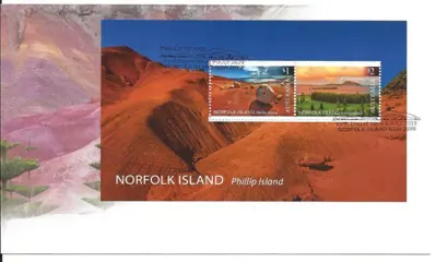 FDC minisheet Norfolk Island