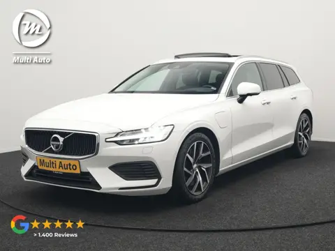 Volvo V60 T6 Twin Engine AWD Momentum Pro PHEV 340pk Dealer O.H | Panodak | Adaptive Cruise | 360 Ca
