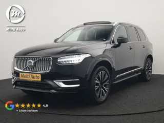Volvo XC90 T8 Recharge AWD Plus Bright LONG RANGE 7 Persoons PHEV 456pk Dealer O.H | Trekhaak Af Fab