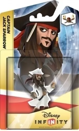 Disney Infinity Crystal Captain Jack Sparrow