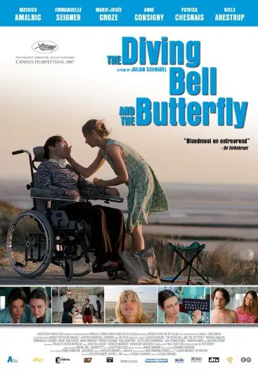 THE DIVING BELL AND THE BUTTERFLY filmposter.