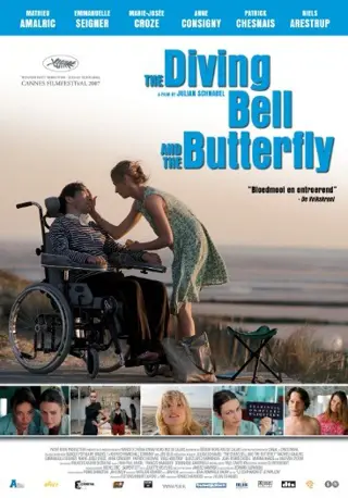 THE DIVING BELL AND THE BUTTERFLY filmposter.