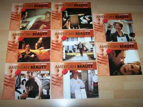 AMERICAN BEAUTY lobbycard set.