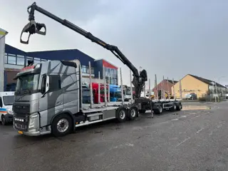 Volvo FH 500 6X4 KESLA 2110ZT CRANE + GS MEPPEL HANGER TÜV TILL 01-2027