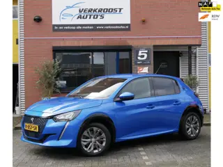 Peugeot E-208 EV Blue Lease Allure 50 kWh CarPlay. 360cam. navi. 93.8% soh