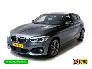 BMW 1-serie 125i M-Sport High Executive Centennial 225 PK Zwart Leer, Trekhaak, Navigatie Prof. Led,
