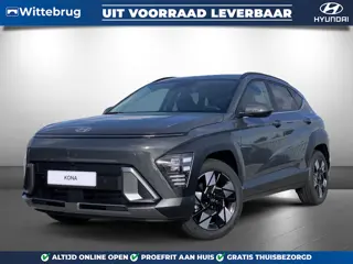 Hyundai KONA 1.6 GDI HEV Premium Full Hybride Automaat met Navigatie, Lederen bekleding en Stoelverw