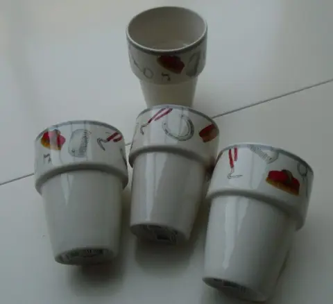 BEKERS THEMA PAARDEN 6 DLG Nieuw