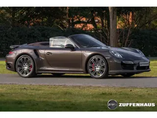 Porsche 911 Cabrio 3.8 Turbo NL auto unieke kmstand en uitvoering stoelventilatie LED sport chrono