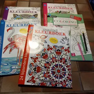 Kleuren op nummer, ses, met voorbeelden