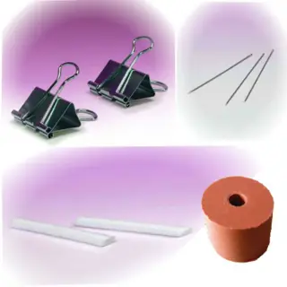 Diverse materialen voor het kaarsen maken