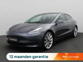 Tesla Model 3 Performance AWD 75 kWh 463PK Aut. SOH 84%, Leder, 360gr. Camera, Keyless, 20" LM Velge