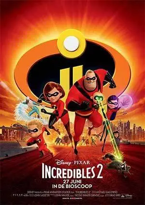 INCREDIBLES 2 filmposter.