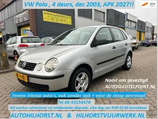 Volkswagen Polo 1.2-12V Comfortline, 5 deurs bj bijna 2004, apk 2027!!, zie foto's