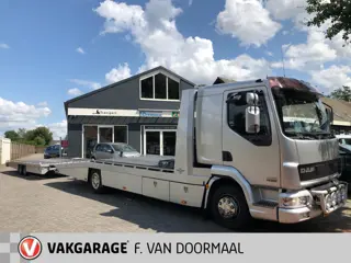 DAF 45.220LF Autotransporter 2-lader + Tijhof aanhanger
