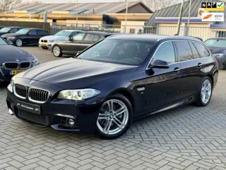 BMW 5-serie Touring 520i Executive M Sport|Nieuwe Ketting|Nieuwe Luchtvering|Navigatie|18 inch|Cruis
