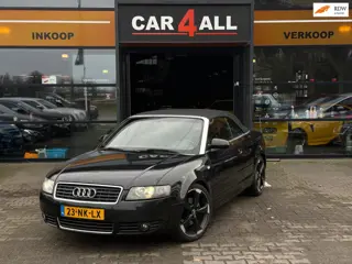 Audi A4 Cabriolet 3.0 V6 Pro Line LEDER/RS VELGEN/NIEUWSTAAT/APK 12-08-2026