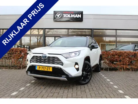 Toyota RAV4 2.5 Hybrid AWD Bi-Tone | Rijklaar | Parelmoer | Trekhaak | 360 Camera | Apple/Android | 