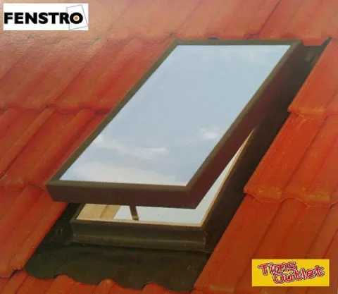 Zolderraam / dakraam FENSTRO dubbelglas 48x90
