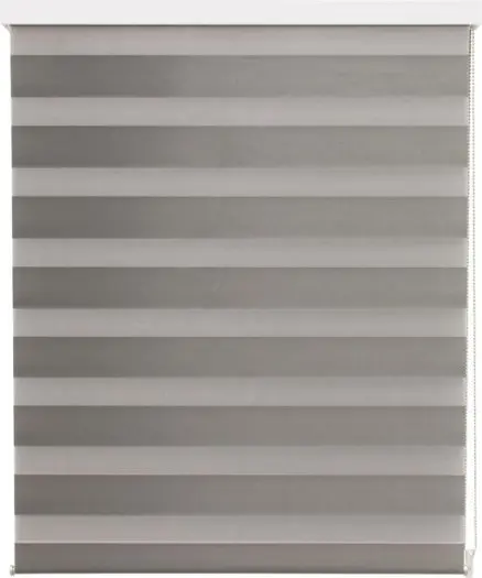 Duo Rolgordijn Lichtdoorlatend - Uni Lichtgrijs