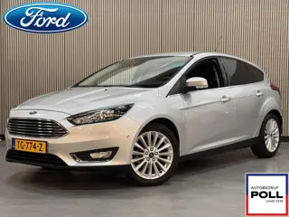 Ford Focus 1.0 EcoBoost Titanium Navi Parking pack Trekhaak Voorruitverwarming 17" LM Privacy Glass 