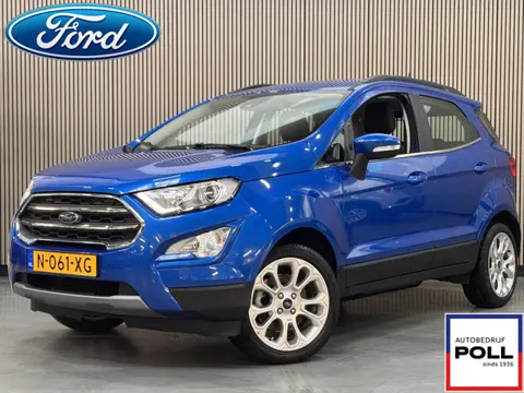 Ford EcoSport 125pk Titanium Climat Cruise Half Leer Apple Carplay Parkeersensor Reservewiel Dealero