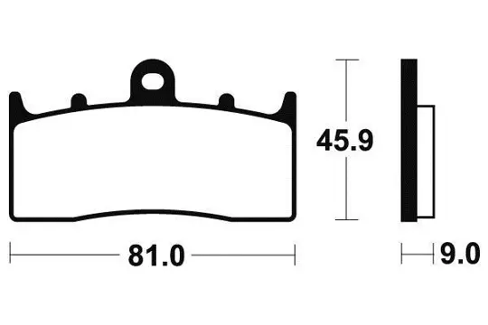 REMBLOKKEN VOOR BMW R 850 R 2001 - 2006
