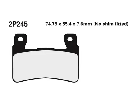 REMBLOKKEN VOOR Honda CBR 600 RR 2003 - 2004