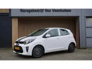 Kia Picanto 1.0 CVVT 66pk 5Drs ComfortLine Airco 14inch LM Elek.pakket Striping *Dealer O.H.* NL aut