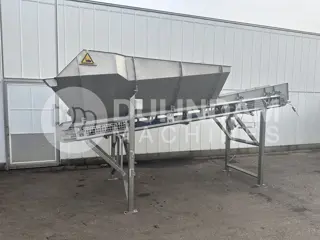 Innotec Systems doseerbunker transportband 490 x 77 cm roestvrij staal