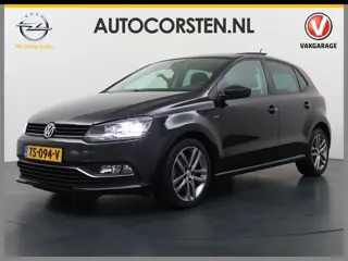 Volkswagen Polo 1.2T AUT-7 DSG 111pk Panorama-Schuif-dak PDC-a+v Highline Mirror-Link Navi ECC Elek+