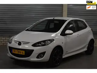 Mazda 2 1.3 GT-M Line 82.000KM!!! Parelmoer Wit + Airco|Stoelverwarming|