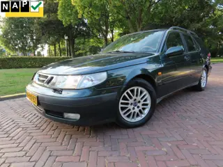 Saab 9-5 Estate 3.0t V6 SE Griffin 200 PK Automaat Youngtimer Ecc Cruisecontrol Leer memory Stoelver
