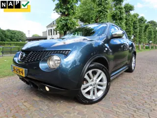 Nissan Juke 1.6 Acenta Automaat Ecc Cruisecontrol Sidebar Lm Velgen Trekhaak***Apk t/m 18-6-2026***