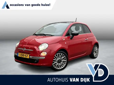 Fiat 500 0.9 TwinAir Turbo Cult | NL Auto/3e Eig./Leder/Clima/Pano.Dak/PDC/Xenon/16-inch LM Velgen