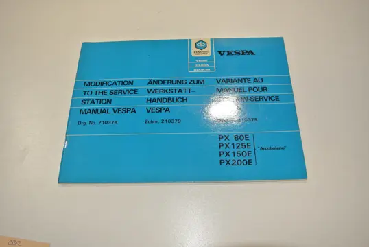 INSTRUCTIEBOEKJE Vespa PRIMAVERA 125 2015 - 2017