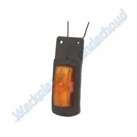 Oranje zijmarkeringslamp met rubber ophanging