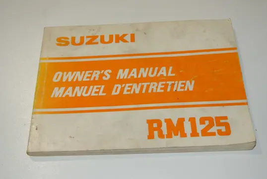 INSTRUCTIEBOEKJE Suzuki Overige Suzuki 1960 - 2021