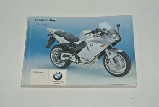 INSTRUCTIEBOEKJE BMW F 800 2006 - 2010
