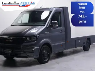 MAN TGE 2.0 TDI 140 pk Autotransporter Airco, Luchtvering Apple Carplay, Trekhaak 3.500 kg, Cruise C