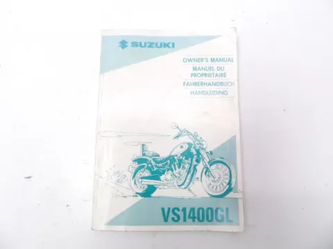 INSTRUCTIEBOEKJE Suzuki VS 1400 Intruder 1987 - 2005