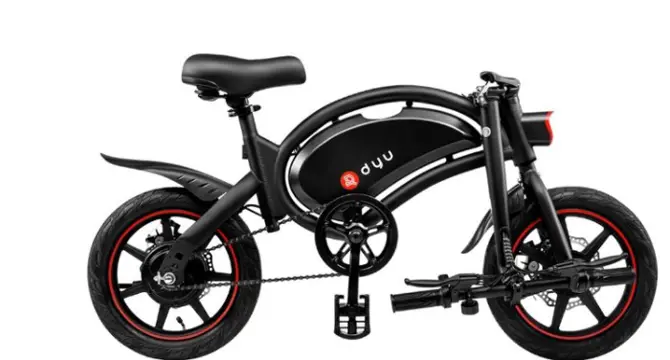 DYU D3F with Pedal Folding Moped Electric Bike