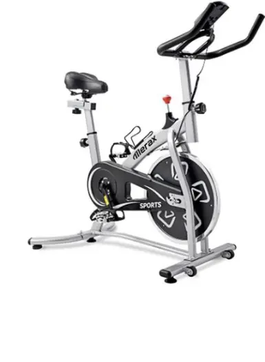 Merax Exercise Bike Indoor Bike with LCD Console Adjustable