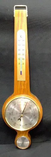 Design Banjo Baro-/hygro-/thermometer,eikenkl',nst ,54 cm