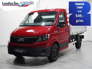 MAN TGE 2.0 TDI 140 pk 3-Zijdige Kipper / Open Laadbak Airco Apple Carplay/App Connect, Cruise Contr