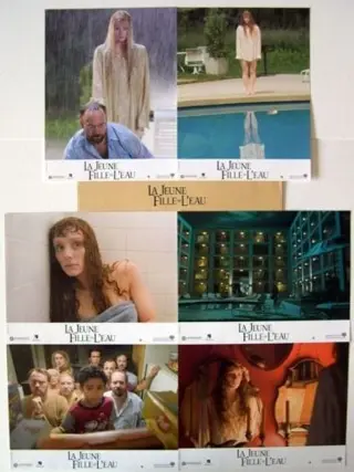 LADY IN THE WATER lobbycard set.