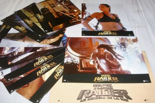 Lara Croft Tomb Raider: The Cradle of Life lobbycard set.